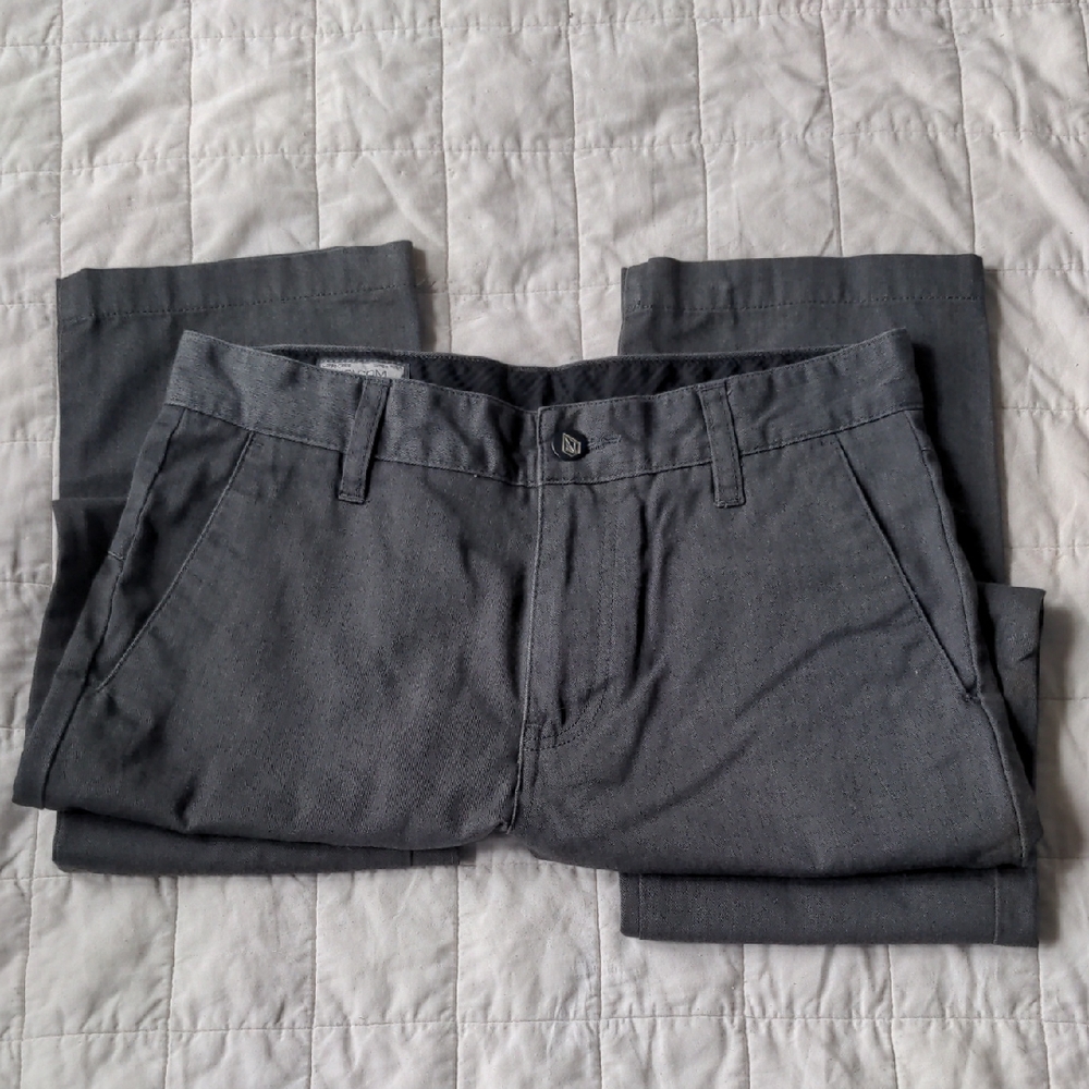 Volcom VMonty Grey Dress Pants Size 16